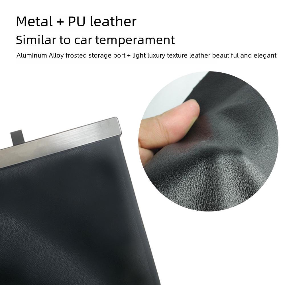 Large Capacity Foldable Waterproof Car Trash Can with Hook