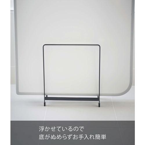 Yamazaki Easy-Dry Bathtub Lid Stand, Tower, Black, Approx. W25.5 X D13 X H30.5cm, Holds Shutter-Type Bathtubs, 5084