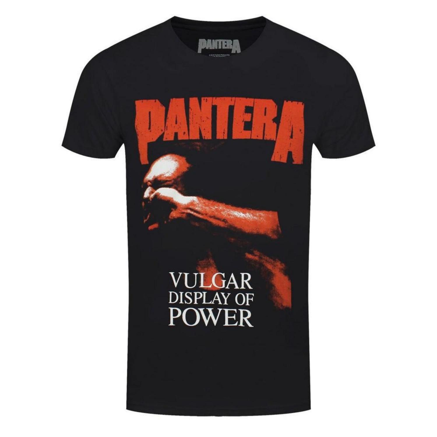 

Pantera TShirt Red Vulgar Rock Band Official Black New Unisex T-Shirt S чёрный