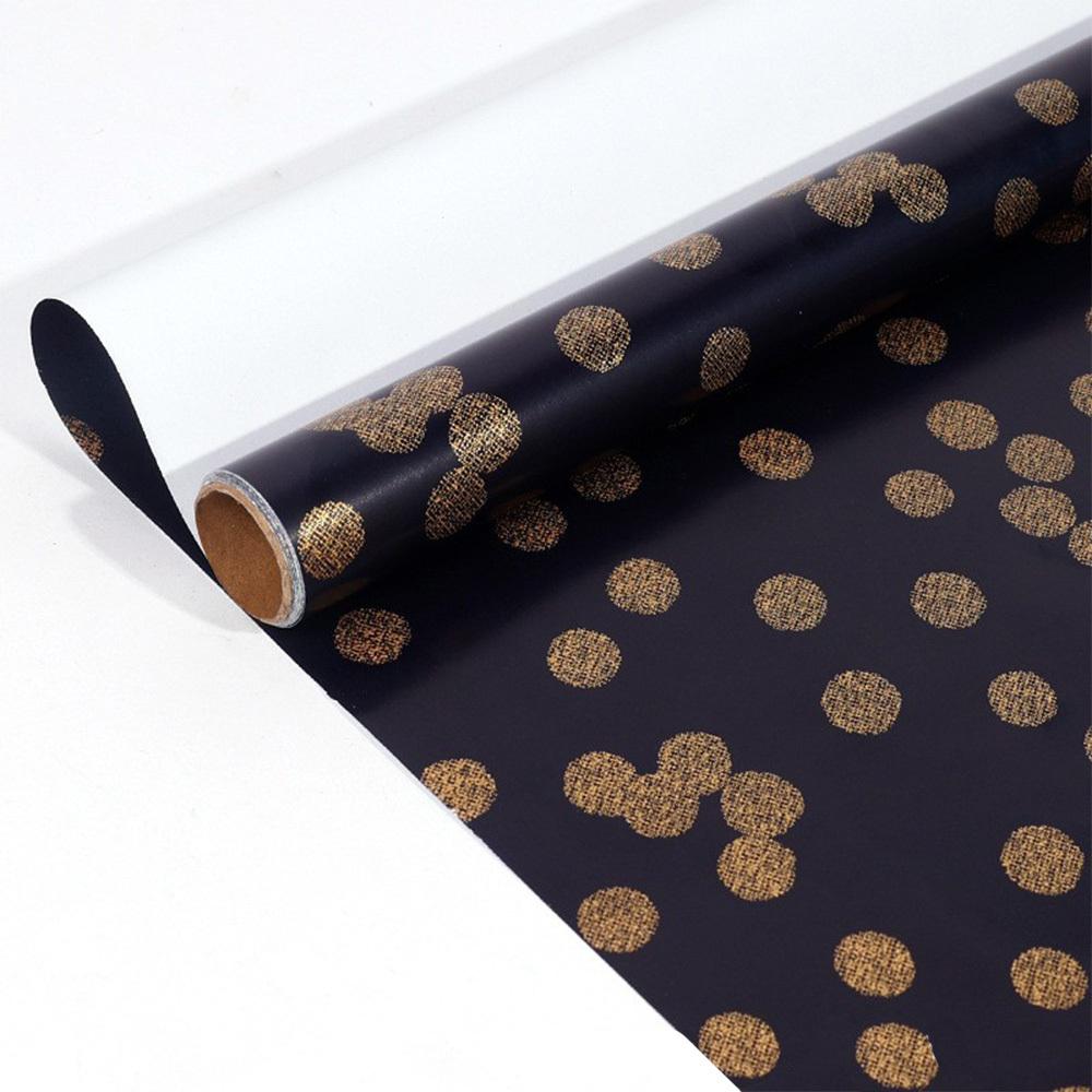 1pc Mini Birthday Wrapping Paper Roll, 43×300cm Polka Dot Gift Wrap for Birthdays, Festivals & Parties