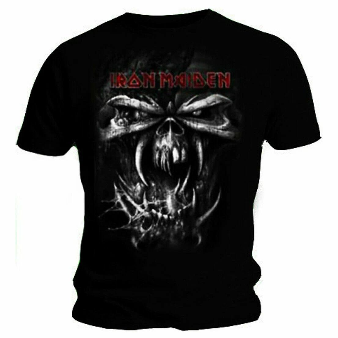 Official Iron Maiden Final Frontier Eddie Vintage Mens Black T Shirt Iron Maiden 3XL