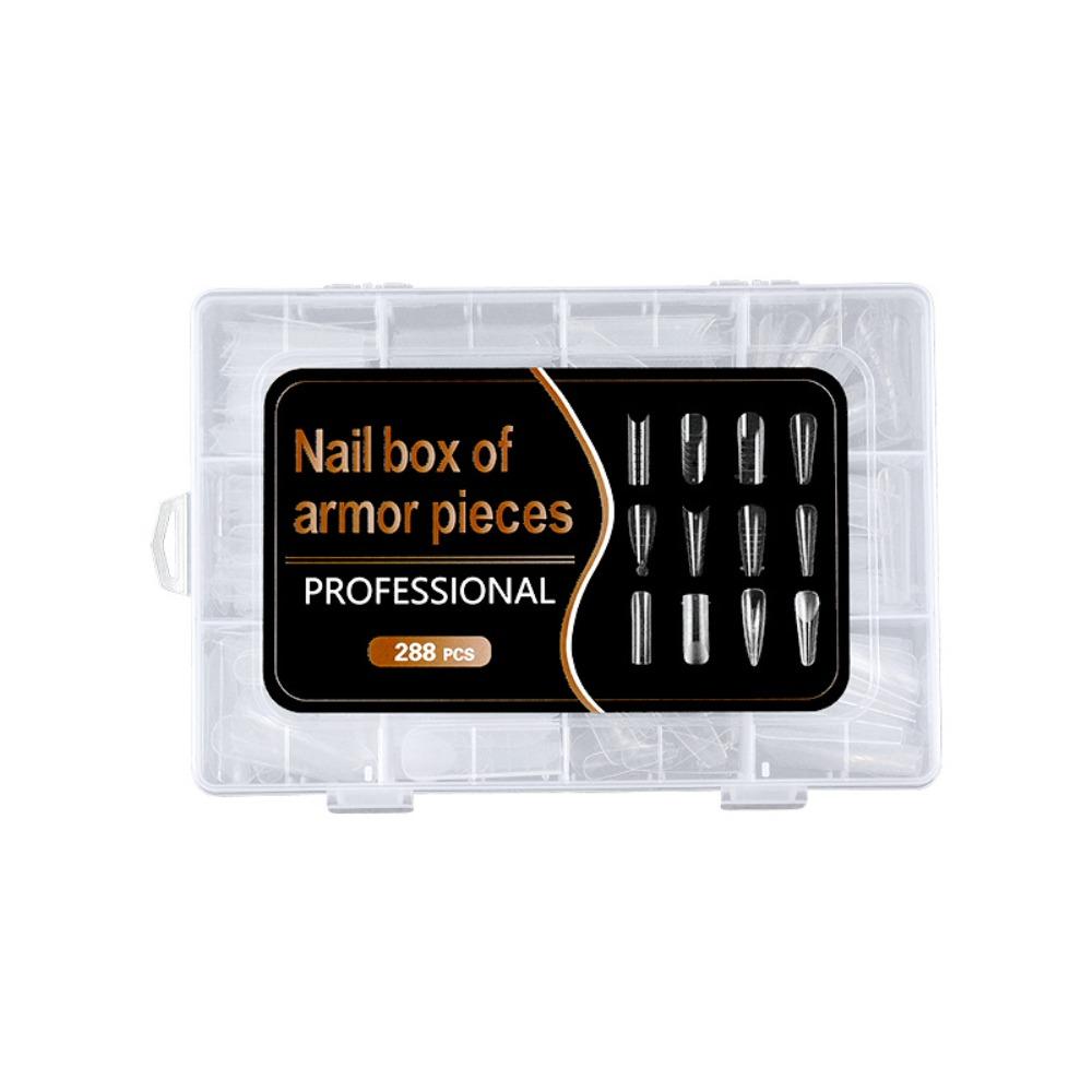 Pointed/Trapezoidal Nails Gel Extension Molds Clear Forms French Nail Molds Gel Extension