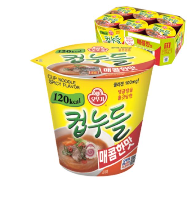 Otoki Cup Noodle Spicy Korean Low-Calorie Ramen 37.8g x 6 Packs