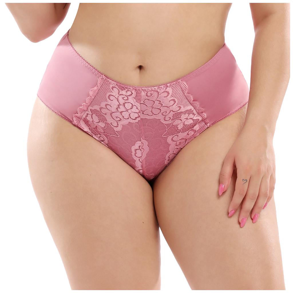 Women Pantie Sexy Lace Elastic Lingerie Knickers Underpants Underwear L-4XL