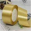 100% Polyester Single Face Satin Ribbon Roll 38 mm 1.5 Inch Custom Printed for Decoration and Wrapping
