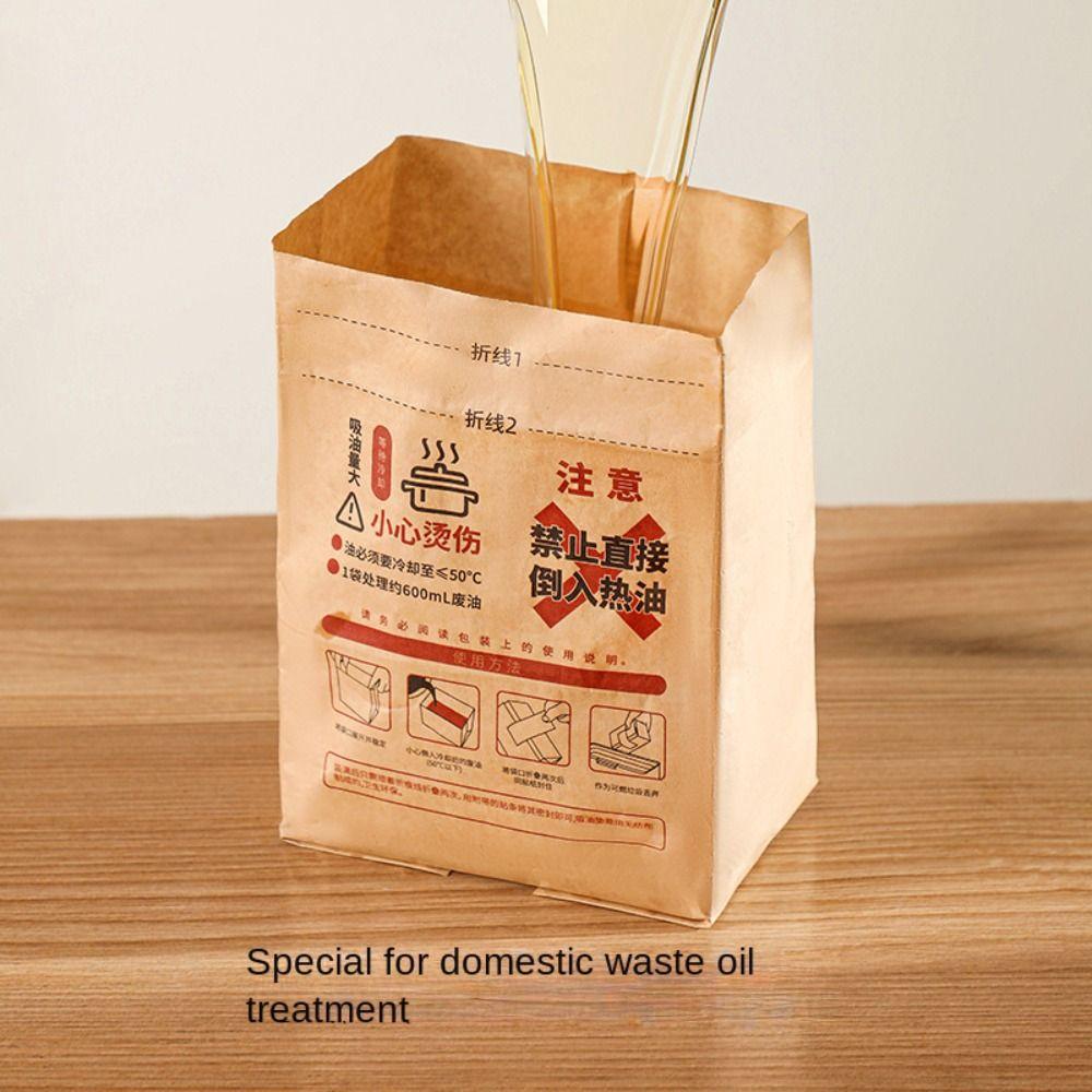 

Oil Treatment Storage Oil Absorption Bags Household Oil Degreasing Cleaning Storage Bag