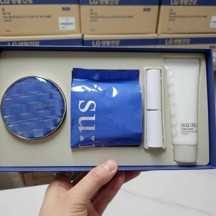 SU:M37 Sum37 Water-full CC Cushion Perfect Finish Special Set (4 Items) / Moisturizing, Korean Cosmetics, Kbeauty
