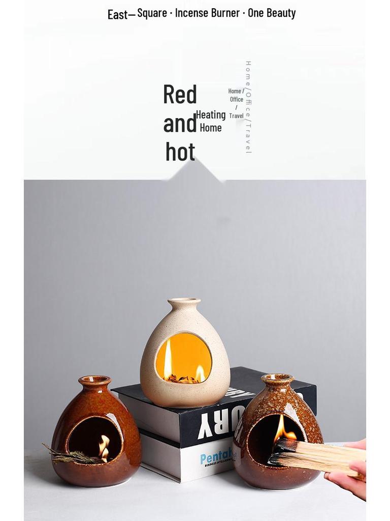 Sage Aromatherapy Palo Santo Incense Holder Fireplace Burner