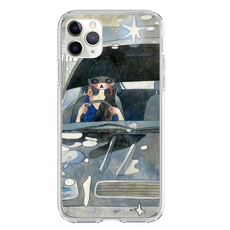 Coque de téléphone Ayas Takanos pour iPhone 7 8 Plus X Xs Max Xr 11 12 13 Mini Pro Max SE2 Couverture souple transparente
