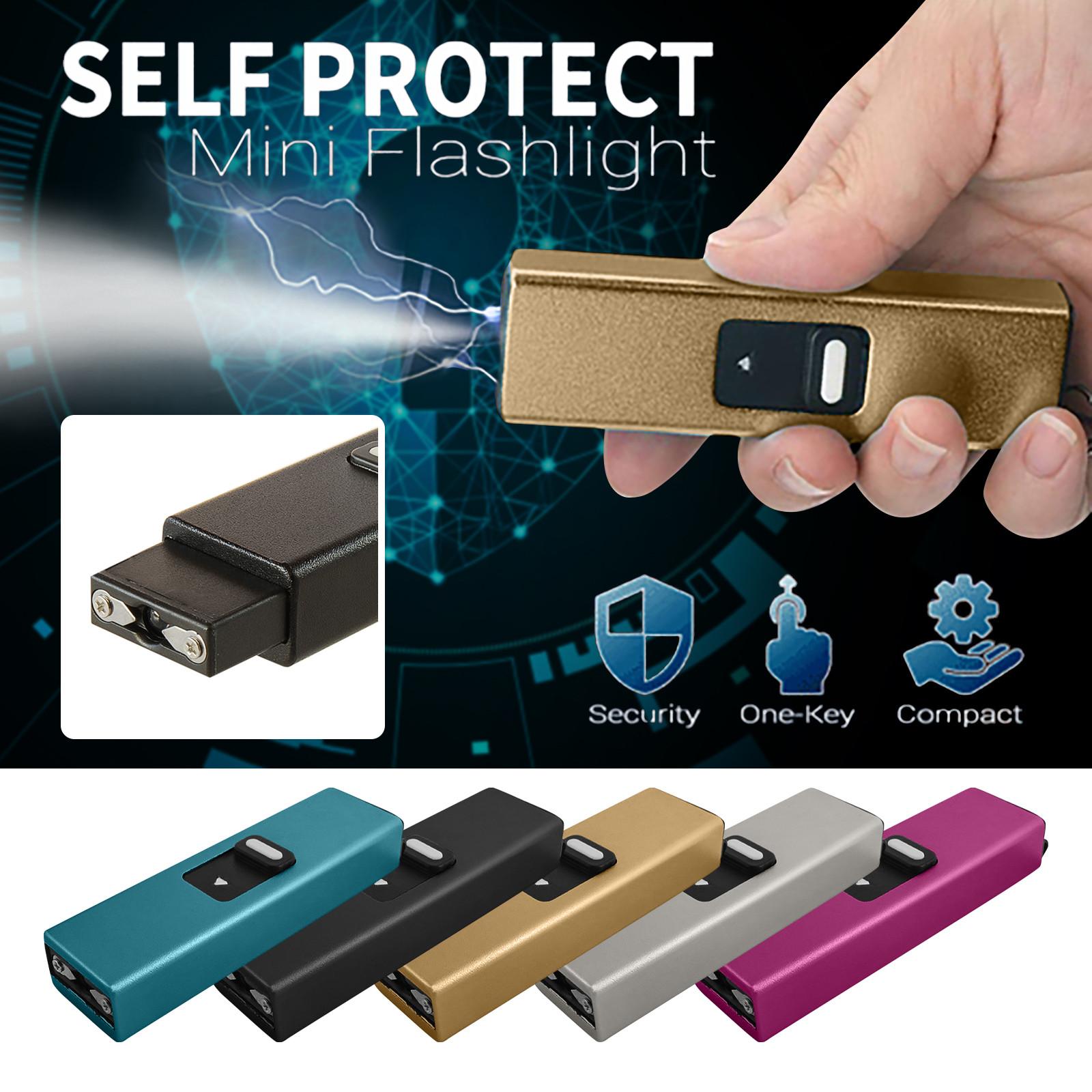 

USB-брелок для оглушения, перезаряжаемый со светодиодным фонариком, автофонарик