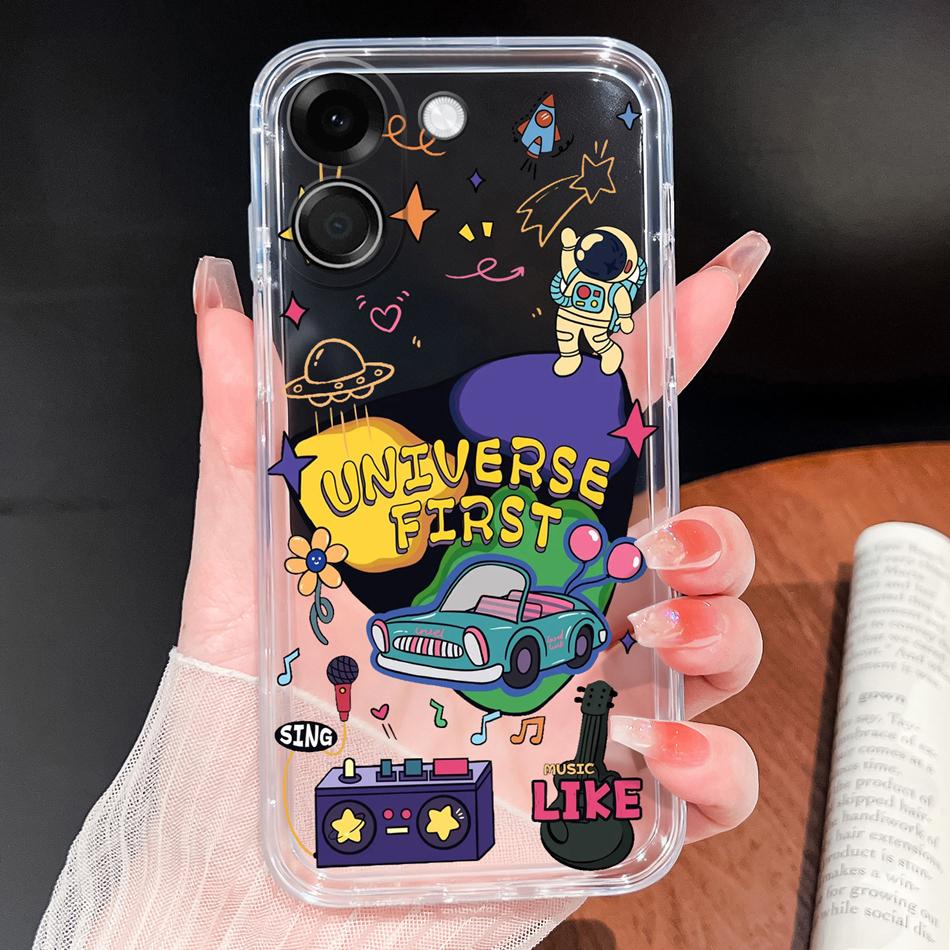 For Poco X8 Pro Max 5G Phone Case Leisure Style Soft Cover Transparent Silicone Funda For Poco X 8 Lightweight Anti Drop Bumper