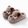 Kids' Cartoon Cotton Slippers - Warm Fleece Lining, Thick Sole, for Boys, Autumn/Winter