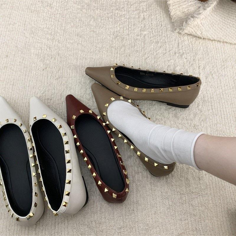 

Retro little red temperament willow single shoes women s shoes new pointed commuter ladyshoes 40 хакі