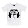 Restez Calme Je Suis Un DJ - T-shirt / Body Unisexe pour Bébés Enfants Garçons Filles - Amour Mixer Musique Disc-jockey
