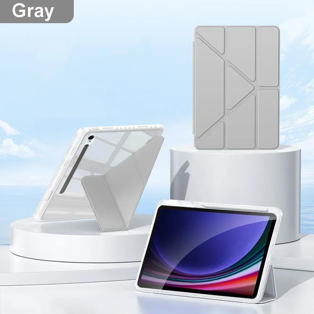 Új Akril Samsung Galaxy Tab S11 Ultra S10 FE Plus Táblagép Tok Tab A11 + A9 S9 S8 S7 FE Plus 11 12.4 13.1 Hüvelykes Fedélhez