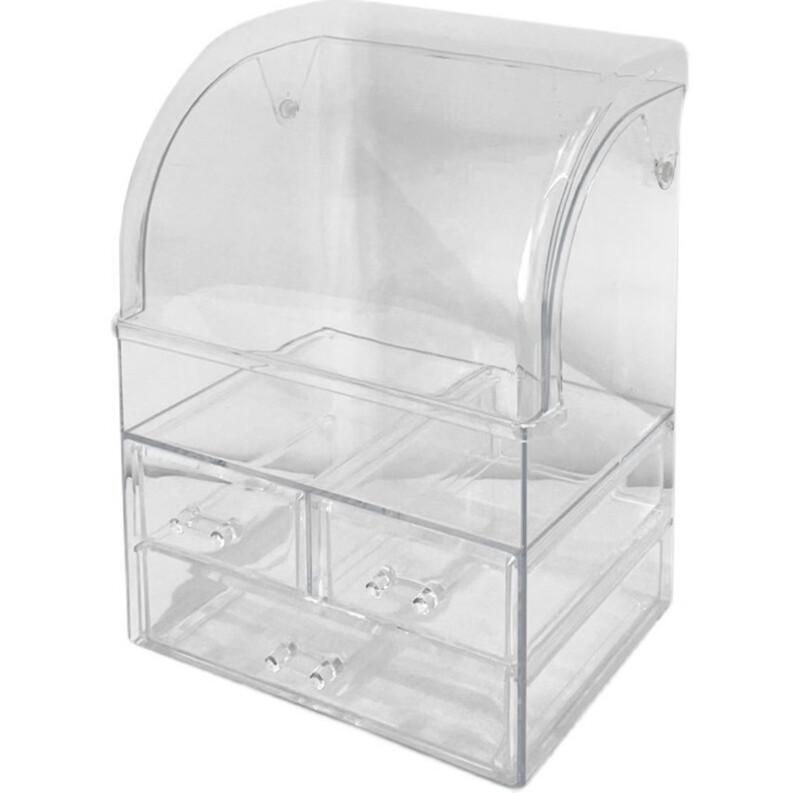Dustproof Large Capacity Cosmetic Organizer Box
