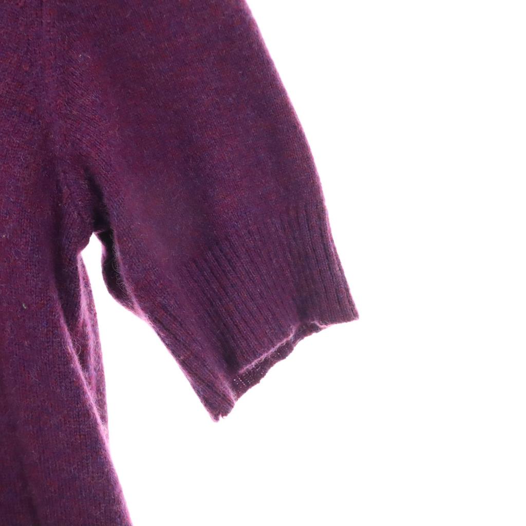 Banana Republic Short sleeve cashmere knit Knee-length dress S purple Women Used