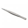 Long Stainless Steel Food Tweezers BBQ Beef Clip Curved Straight Head Tongs Tool