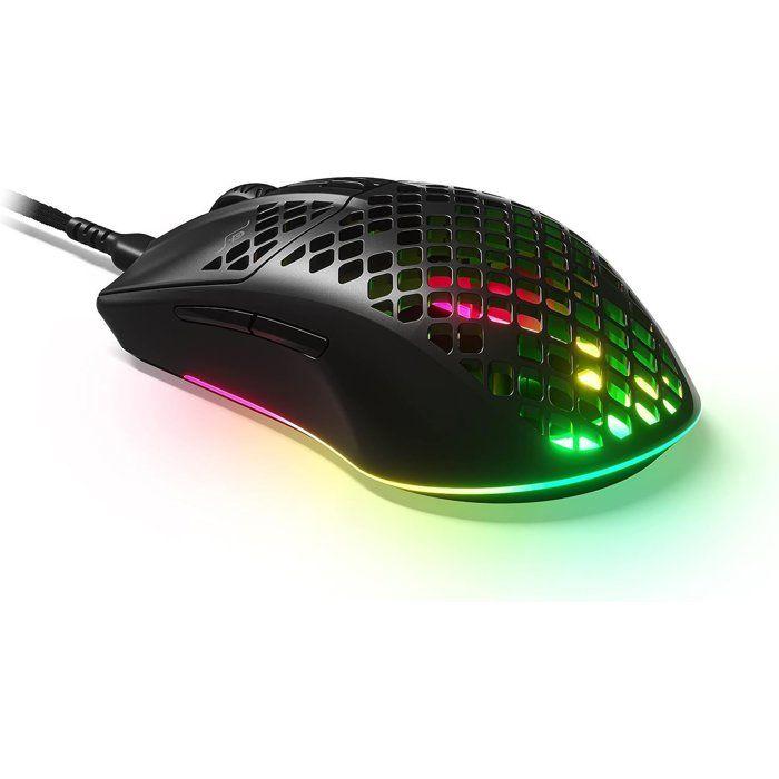 Souris gaming filaire - STEELSERIES - Aerox 3 - Noir