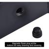 RASTP Universal 1L Coolant Overflow Tank, Aluminum Coolant Radiator Tank,Reservoir Expansion,Black