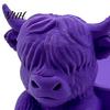 Ring And Earring Organizer Highland Cow Jewelry Storage Tray, Round Tray 3D Printed Desktop Ornament Organizer, Decorative Tabletop Container