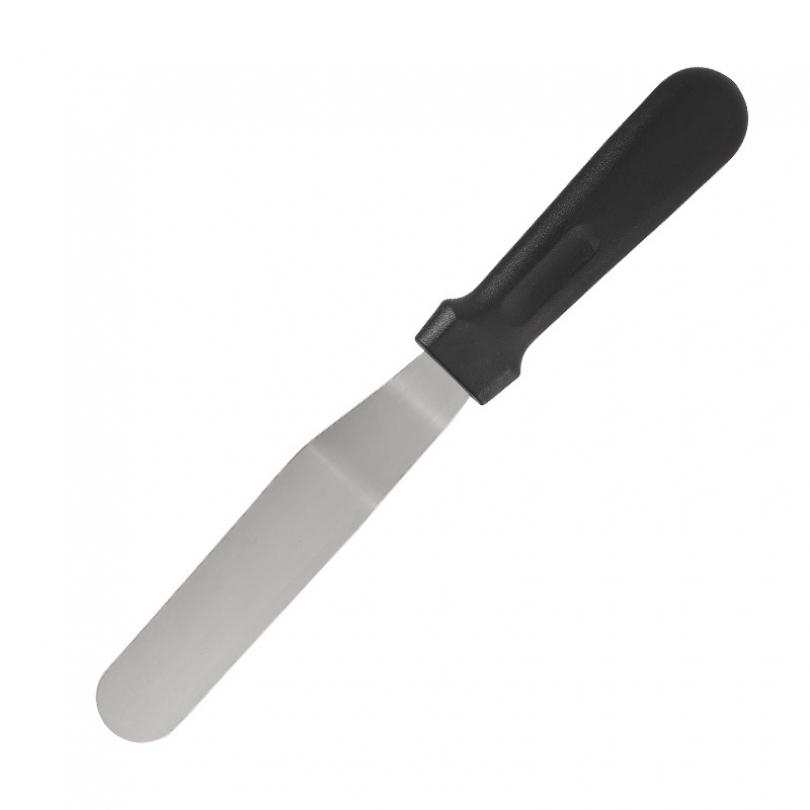 Stainless Steel 6 8 10 Inch Angled Offset Spatula Plastic Handle Thickened Curved Frosting Tool Professional Baker