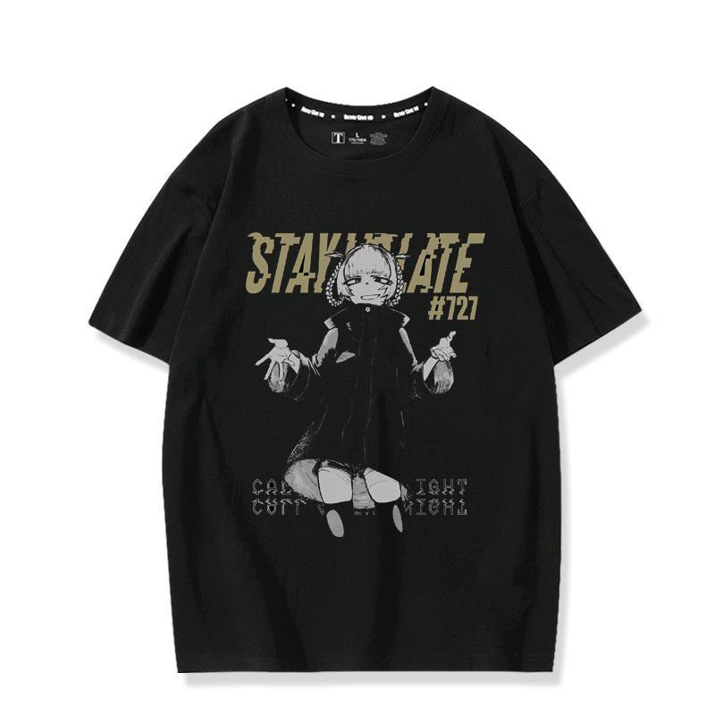 

Anime CALL OF THE NIGHT Print Tshirt Summer Tops for Unisex Women Short Sleeve Tee Cotton T Shirts Unisex Women Clothes 3XL