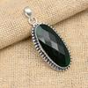 Chrome Diopside Gemstone Handmade 925 Sterling Silver Pendant Jewelry For Thanksgiving