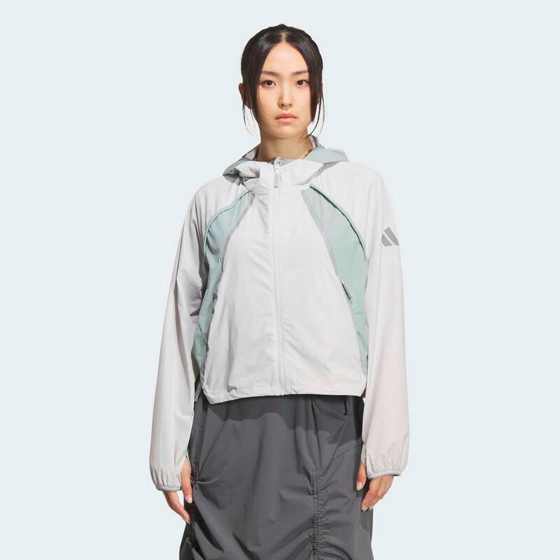 Adidas Women s KD4376 Outdoor Windproof Hooded Jacket A/S
