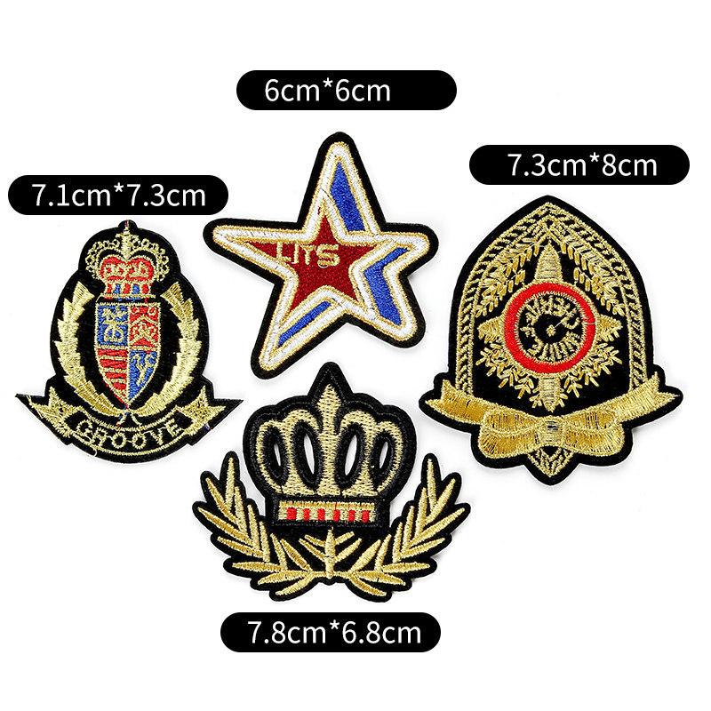 Abzeichen Stoff Aufkleber Kleidung Hosen Patch Aufkleber Daunenjacke Jeans Loch Reparatur Aufkleber Muster Stickerei Aufkleber