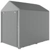 179 x 120cm Temporary Garden Shed, with Accessories - Light Grey