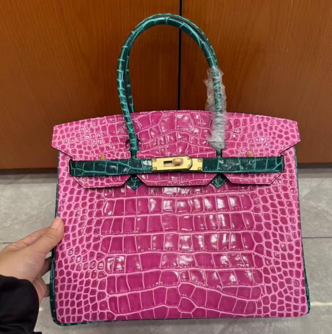 

Нове надходження Натуральна шкіра Жовта коров яча шкіра Нитки Коров яча шкіра Сумка Сумка Жіноча 2025 Нове надходження Модна Сто стилів 30 рожевий червоний колір/зелений