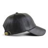 PU Leather Thicken Warm Vintage Baseball cap for Men Autumn Winter