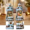 Christmas Snow Globe Holiday Decor Collection Christmas Decor Decorative Figurine Night Lamp for Shelf Desk Bedroom Festival