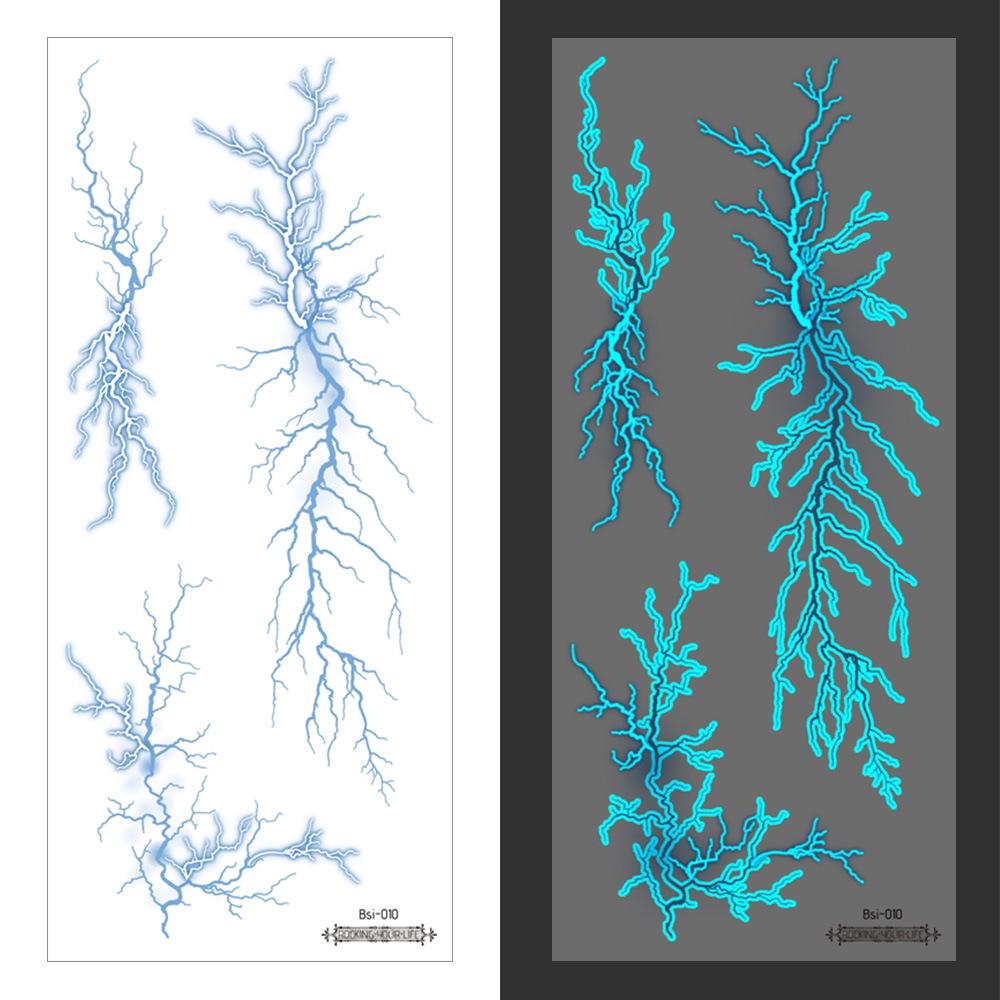 2025 Świecące naklejki tatuaże K-pop Demon Hunter: Halloweenowy Girl Group Tekstura i Oświetlenie Symulacja Naczynia Krwionośnego