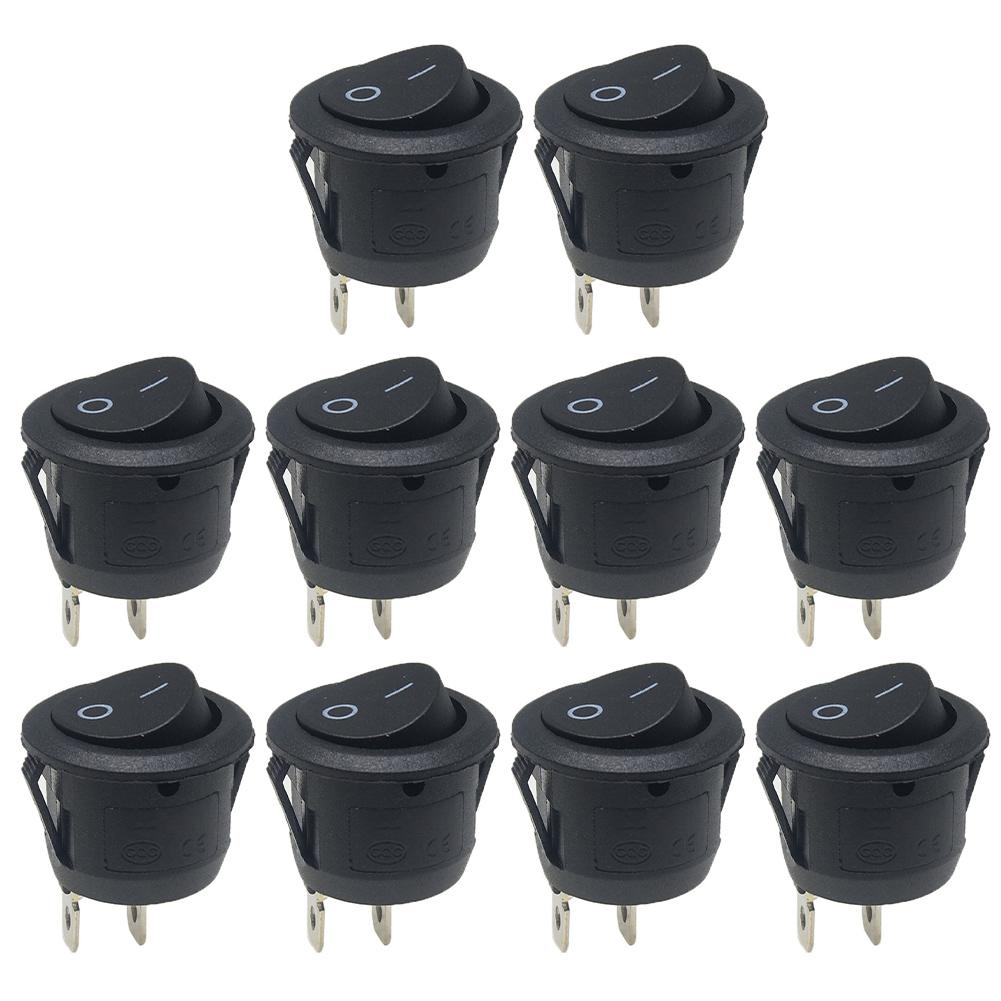 Rocker Switch Replacement Kit (10-Pack) For Hoover UH71255, UH70809, UH70800 Upright Vacuum Cleaners, 20mm Opening