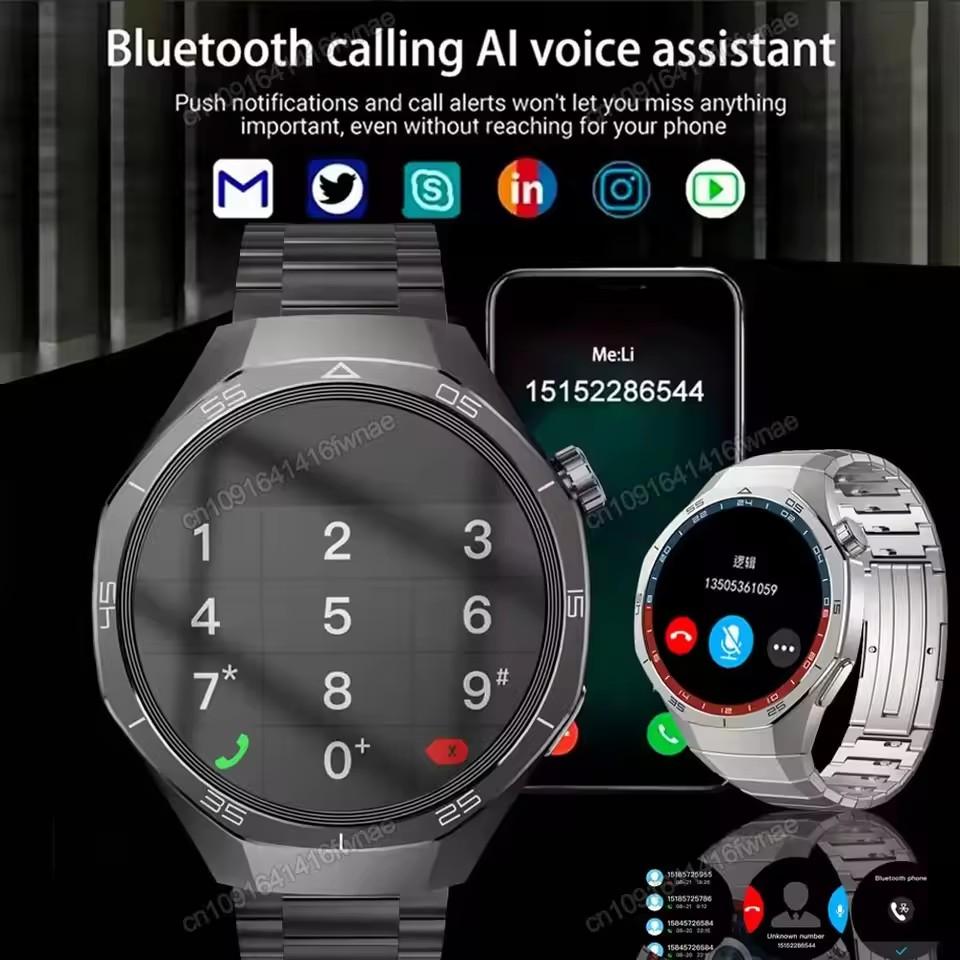 Neue Watch 5 Smartwatch 5 Pro Herren HD AMOLED Bildschirm GPS Herzfrequenz Bluetooth Anruf IP68 Wasserdicht Mann Smartwatch Weihnachtsgeschenke
