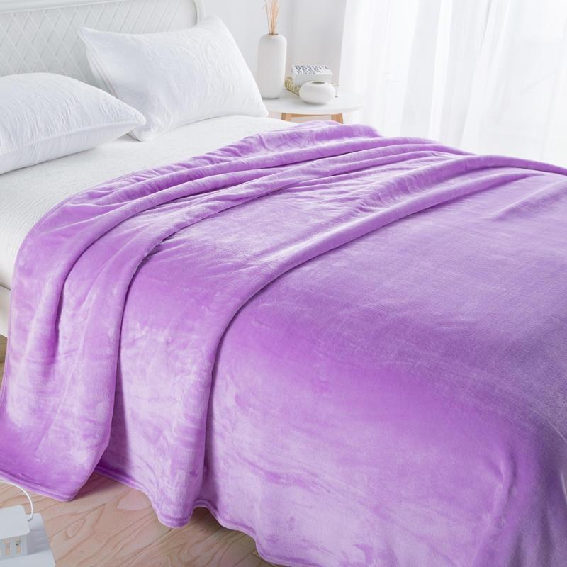 Solid Color Blanket Velvet Bedspread Office/Car Nap Shawl Manta Para Sofá Skin-friendly Plaid Home Bedspread Winter Bed Linen