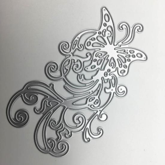Fustelle in metallo a forma di farfalla, fai da te, album di ritagli, carte decorative, stencil, stampo