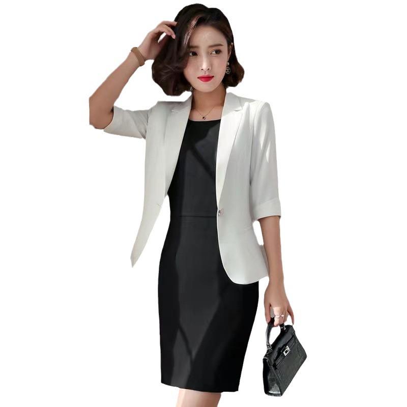 Women's Elegant British Style Two-Piece Suit for Spring and Autumn