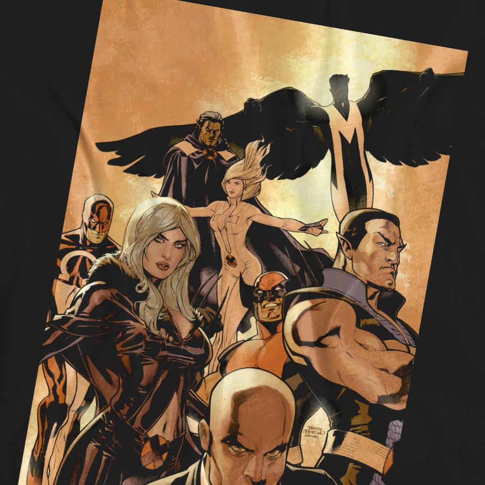 Marvel Unisex Adult X-Men Comic Cover Team T-Shirt