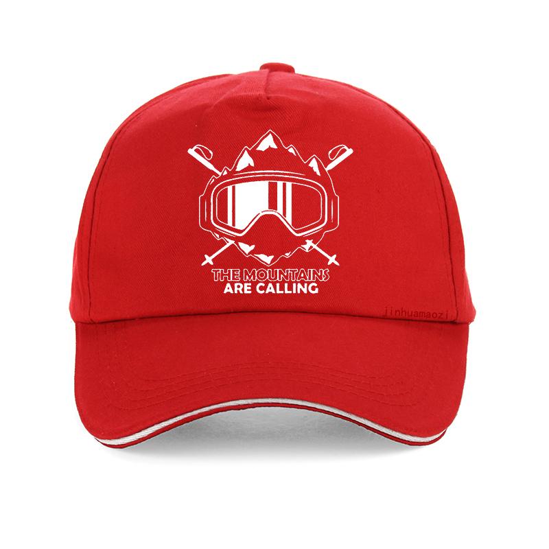 The Mountains Are Calling Ski Snowboard Baseball Cap Adjustable Dad Hat For Outdoor Men Womencool Unisex