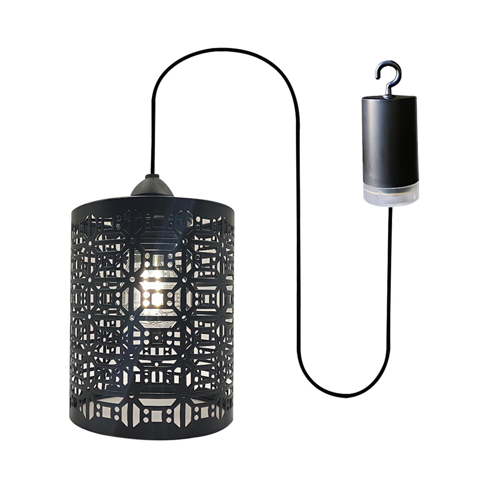 

LED Thicken Decorative Lamp Battery Powered Lightweight Atmosphere Light Adjustable Wrought Iron Hollow Light for Study Office