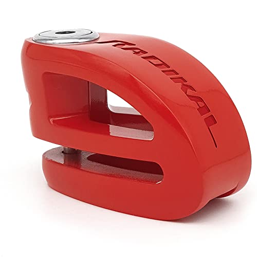 

RADIKAL RK306R Мотоциклетный противоугонный замок, дисковый тормозной замок для мотоцикла, скутера, электрический, 6-миллиметровый стопорный штифт, легкий