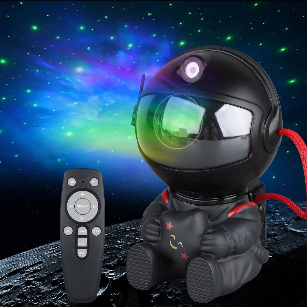 Astronaut Galaxy Projector Star Projector Galaxy Night Light Space Buddy Projector with Nebula and Remote Control for Children