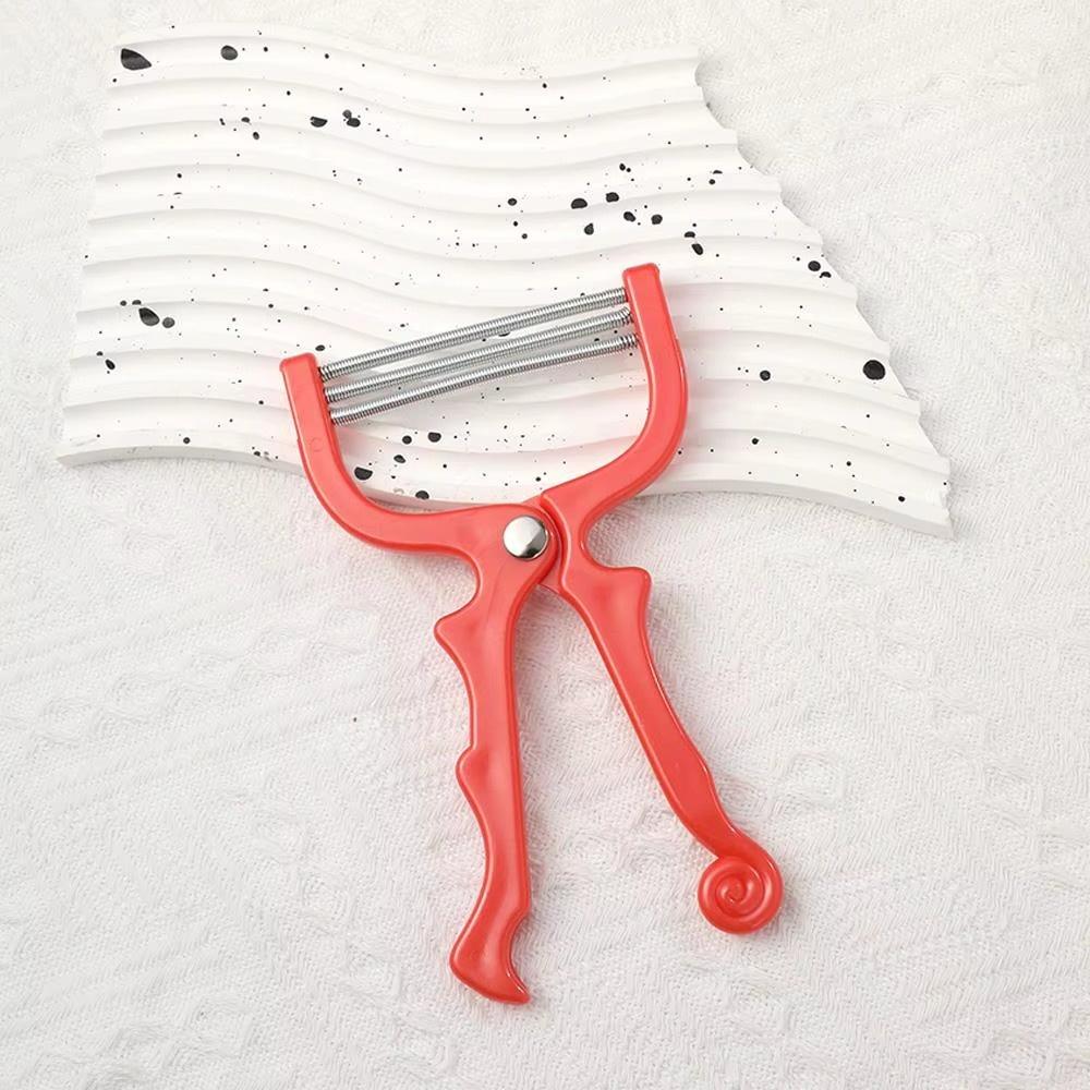 Facial Hair Epilator Manual Removal Epilator Beauty Shaving Threading Tool Painless Safe Spring Roller Facial Body Hair Removal красный