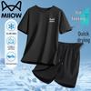 Men's Summer Quick Dry T-Shirt & Shorts Set