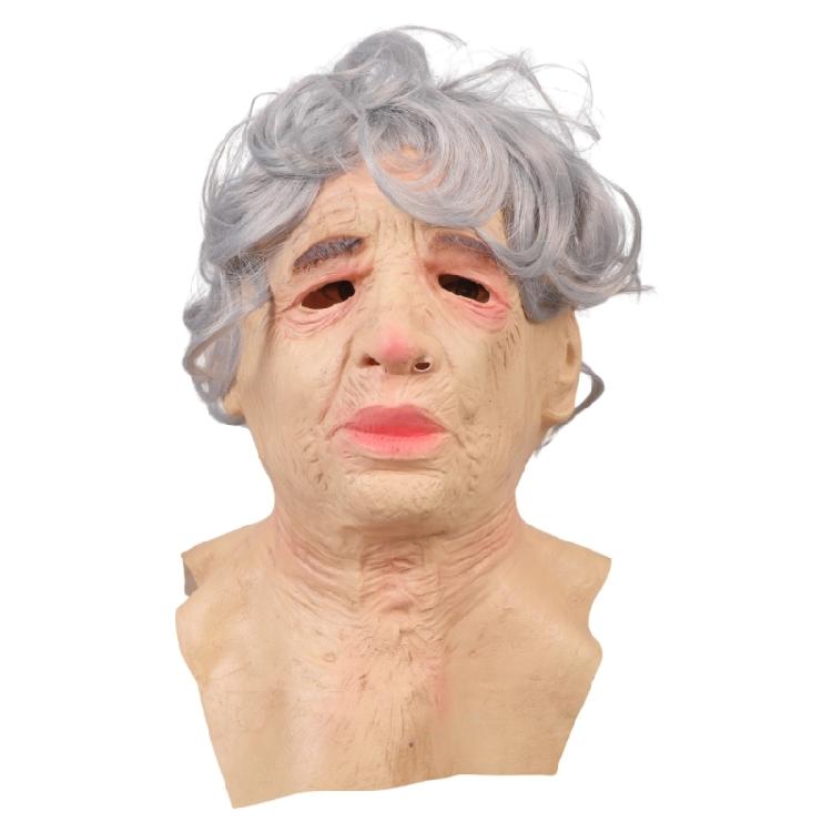 Halloween Old Man Latex Mask Grandmother Home Festival Party Cosplay