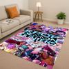 2026 New Cartoon Kpop Demon Hunters Zoey Rumi Mira Living Room Non-Slip Area Rug Carpet for Bedroom Playroom Sofa,Home Doormat