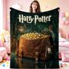 Harry Potter'S Magical World Pattern Theme Flannel Blanket Allseason Fleece Blanket For Bedroom Sofa Bed Home Decor Christmas Gift